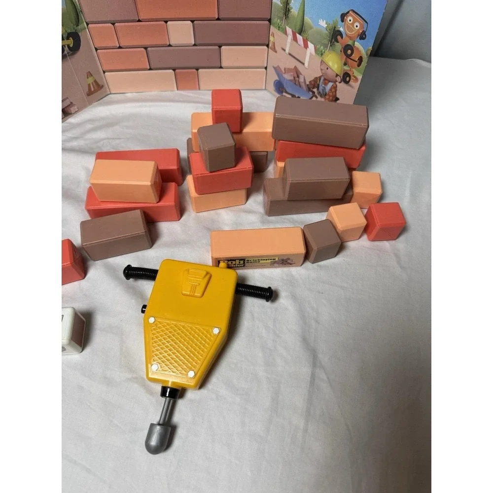 Bob The Builder Bricklaying Game Vintage 2002 Hasbro Complete Damaged Hammer